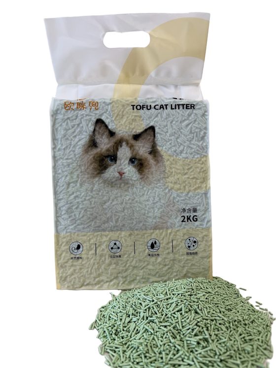 OMIDOU green tea tofu cat litter 2kg