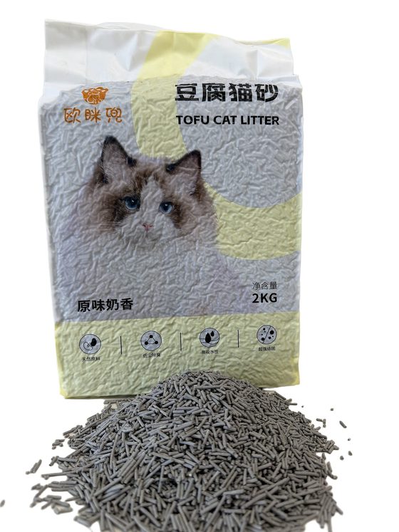 OMIDOU charcoal tofu cat litter 2kg